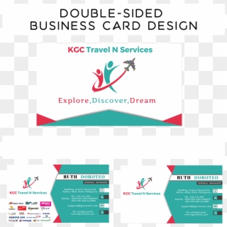 Bold, Professional, Travel Industry Business Card Design - Graphic Design Clipart