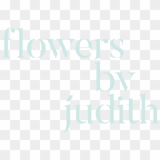 Flowers By Judith Logo - Poster Clipart