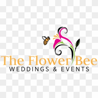 The Flower Bee Weddings And Events - Flower Bee Logo Clipart