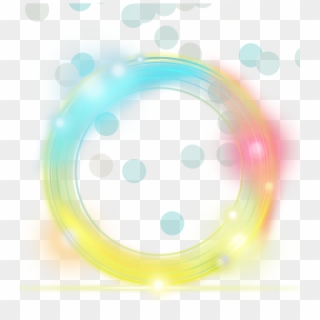 Simple Light Effect Yellow Element Euclidean Vector - Circle Clipart