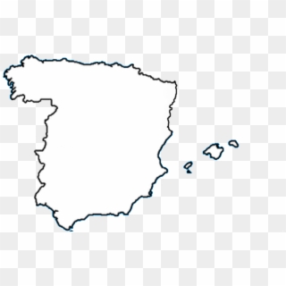 Blank Map Of Spain - Spain Map Without Catalonia Clipart