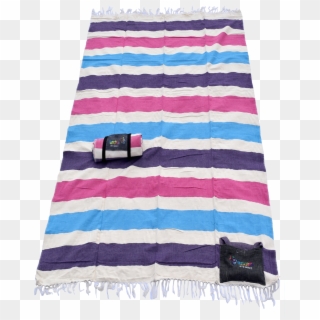 Picnic Beach Blanket - Woven Fabric Clipart