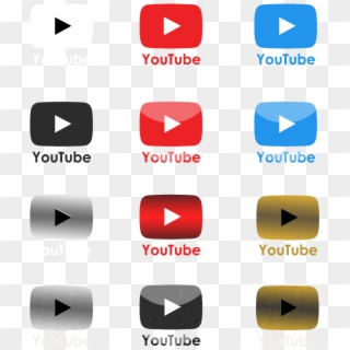 Youtube Logos - Youtube Icon Png 2019 Clipart