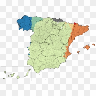 File - Spain Languages - Png - Spain Territories Clipart