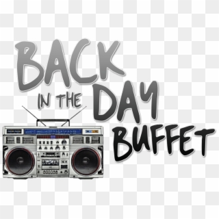 Back In The Day Buffet Clipart