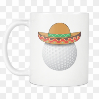 Funny Golf Ball Mexican Sports Clipart