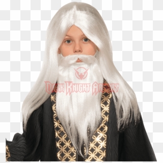 Child Wizard Moustache And Beard , Png Download Clipart