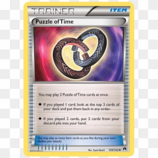 You May Play 2 Puzzle Of Time Cards At Once - Potion Pokemon Tcg Clipart