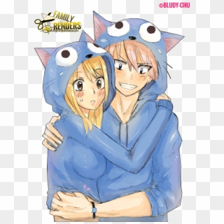 Cute Natsu And Lucy Clipart