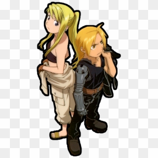 Fullmetal Alchemist Render Ed And Winry By - Fullmetal Alchemist Png Png Clipart