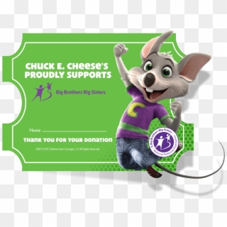 Celebrate National Volunteer Month With Chuck E - Big Brothers Big Sisters Clipart
