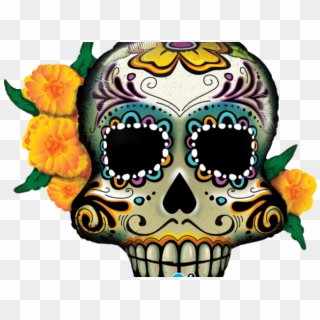 Day Of The Dead And Halloween Clipart - Png Download
