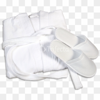 Robes And Slippers - Hotel Bathrobe And Slippers Clipart