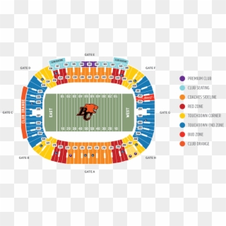 Seating Chart - Bc Place Map Clipart