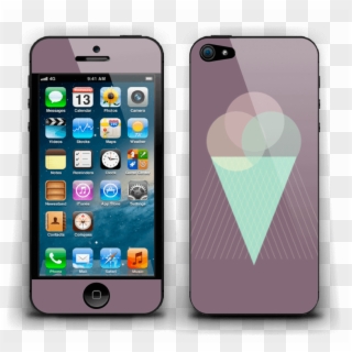 Purple Ice Cream Skin Iphone - Iphone 4 Clipart
