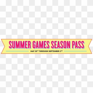 Summer Games Season Pass - Parallel Clipart