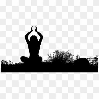 Yoga Png - Black And White Clipart Yoga Png Transparent Png