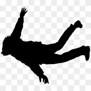 #silhouette #man #falling #flying #freetoedit - Man Falling Silhouette Png Clipart