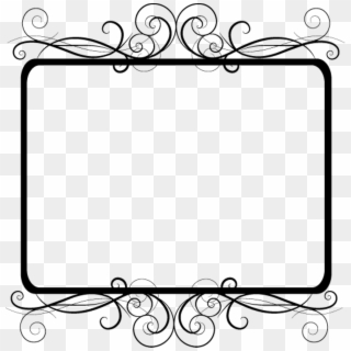 #frame #border #edging #decoration #fancy #curly #black - Cute Borders Copy And Paste Clipart