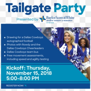 The Place To Be Is At @bswhealth Star For A Tailgate - Team Clipart