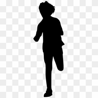 Free Download - Running Kid Silhouette Clipart