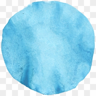 33 Watercolor Circle Vol - Blue Watercolor Circle Png Clipart