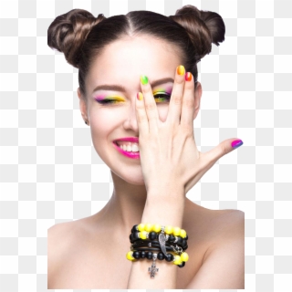 Female Face Transparent Background Png - Makeup And Nail Clipart
