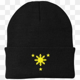 Philippines Sun And Stars Knit Cap - Vector Graphics Clipart