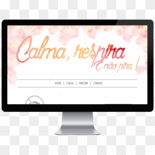 Clip Art Respira E No Pira - Computer Monitor - Png Download