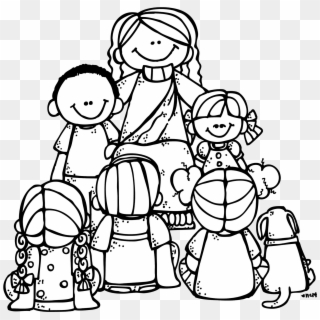 Melonheadz Lds Illustrating - Loving Others Coloring Pages Clipart