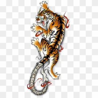 Tatuaje De Tigre Png Images Png Images - Old School Tattoo Tiger Clipart