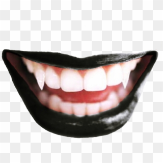 #ftestickers #vampireteeth #fangs #blacklips #blacklipstick - Tongue Clipart