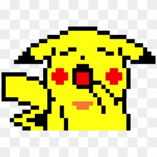 Pikachu - Pikachu Pixel Art In Minecraft Clipart