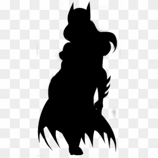 Batgirl Silhouette Clipart
