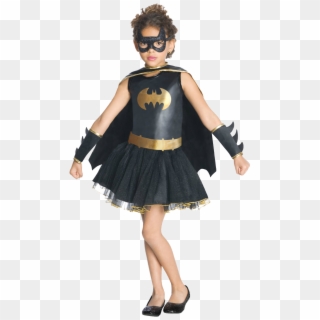 Batgirl Dress Girls Fancy Dress Comic Book Superhero - Bat Girl Costume For Kids Clipart