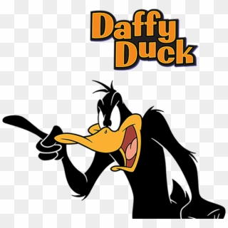 Daffy Duck Black And White , Png Download - Angry Daffy Duck Png Clipart