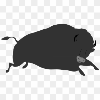 Buffalo Vector Animated - Cartoon Bison Clipart