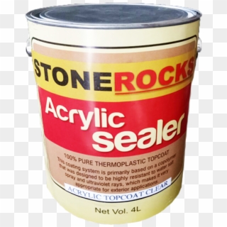 Stone Rock Acrylic Sealer 15% - Plastic Clipart