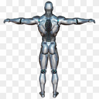 Man Back Robot, People - Human Robot Front Clipart