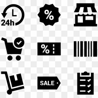 Shopping Elements - Date Time Venue Icon Clipart