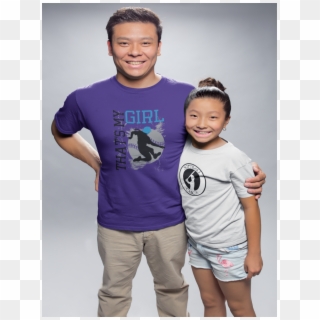Father And Daughter T Shirt Mockup Free Clipart