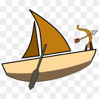 Clip Royalty Free Boating Rowing Sailing Free Commercial - Skiff Clipart - Png Download