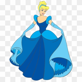 Cinderella Cliparts - Disney Wallpaper Of Princess Cinderella Blue - Png Download