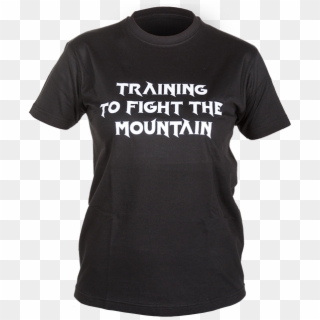 T-shirt Training To Fight The Mountain - Training To Beat The Mountain Clipart