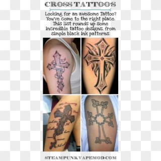 Cross Tattoos Cross Tattoos, Henna, Future Tattoos, - Tattoo Clipart