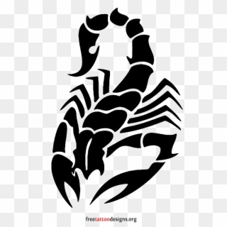 Scorpio Tattoo Transparent Images - Scorpion Logo Clipart