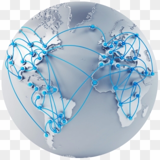 Global Png - Globe Connections Clipart