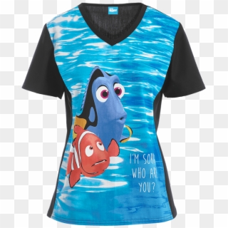 Shown In - Finding Dory Scrub Top Clipart