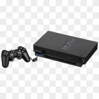 Sony Playstation 2 30001 Wcontroller L - 2000s Video Game Consoles Clipart