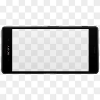 Sony Xperia Z5 In Landscape Position Over A Png Background - Tablet Computer Clipart